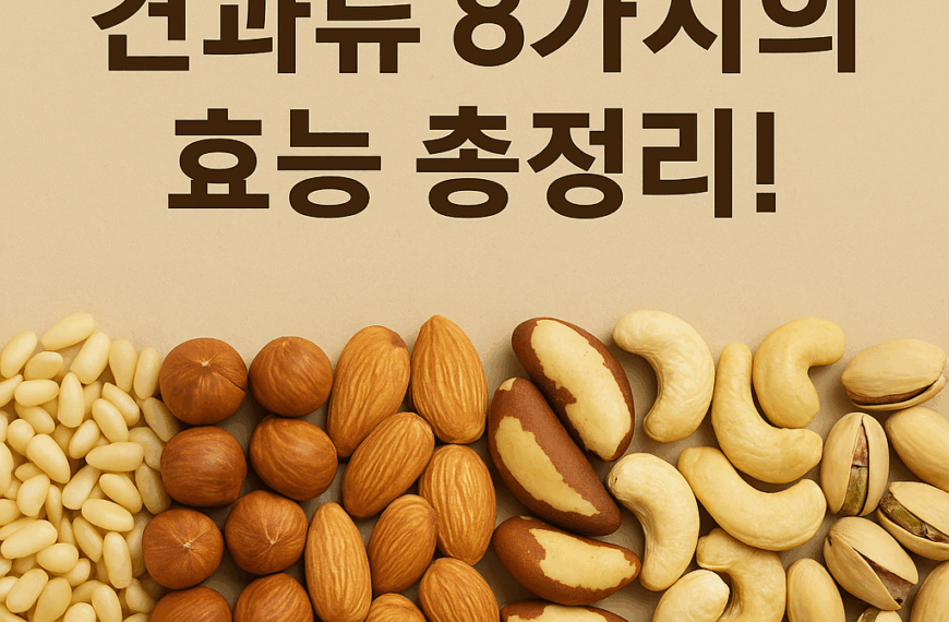 견과류 8가지의 효능